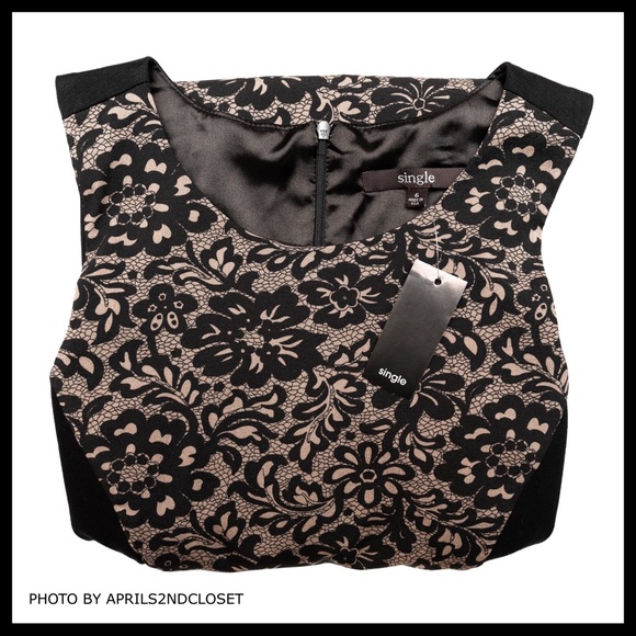 BLACK SLEEVELESS MINI BODYCON KNIT SHIFT DRESS A2C - Picture 7 of 8